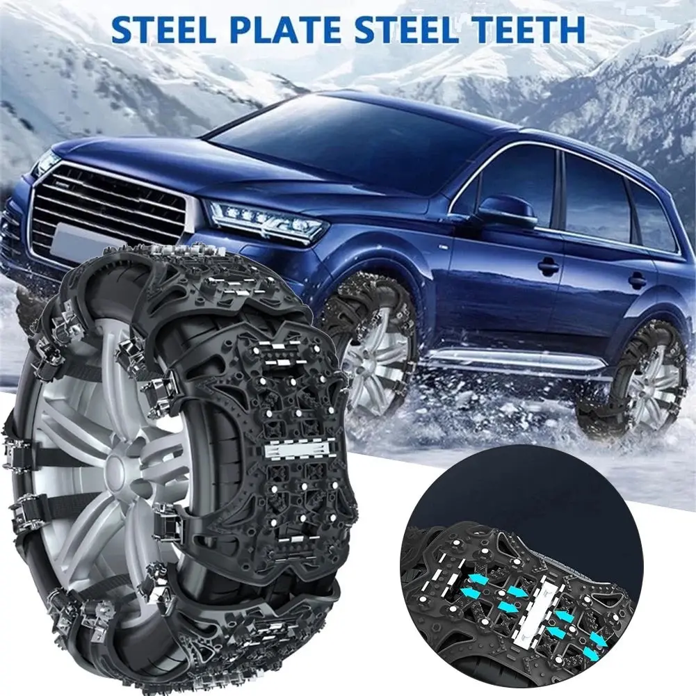 Tire Snow Chains - Durable Non-Slip Protection for SUVs, Trucks & ATVs