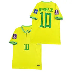 Brazil national football team 2026 Home Soccer Jersey – Neymar Jr #10 Retro Football Shirt, Breathable Lightweight Fan Apparel