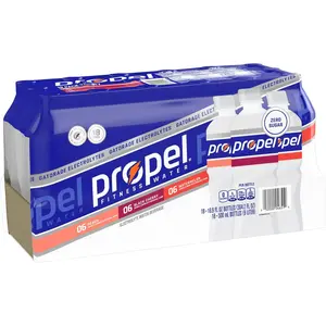 (18 Pack) Propel Variety Electrolytes & Vitamins Sport Water, No Sugar, 16.9oz