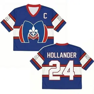 Hollander 24 & Rozanov 81 Heated Rivalry Mesh Crop Hockey Jersey for Women, Fan Top Trendy Gift