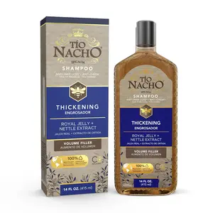 Tio Nacho Anti Hair Loss Thickening Volume Filler Shampoo with Royal Jelly & Rosemary, Volumizing & Body-Boosting Hair Care, 14 Fluid Ounces - 1 Pack
