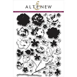 Vintage Flowers Stamp Set