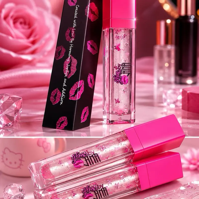 HNA Pink LED gloss with mirror