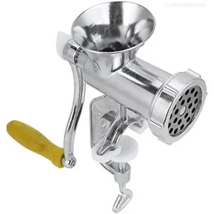 Manual Cast Iron Meat Grinder |     Heavy-Duty Sausage Maker for Homemade Burgers & Ground Beef  Grain Mill GraterFFSummitSupply7