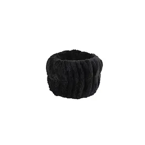 Bow Headband Wristband Set Towel Elastic Soft Washing Face Shower Make up Yoga Sports Skincare Headband for Women Girls NONE