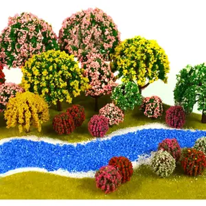 32 count Model Trees 3.5cm - 10cm Mixed Model Tree  Scenery Architecture Trees  Trees for DIY Crafts, Building Model, Scenery Landscape  Green