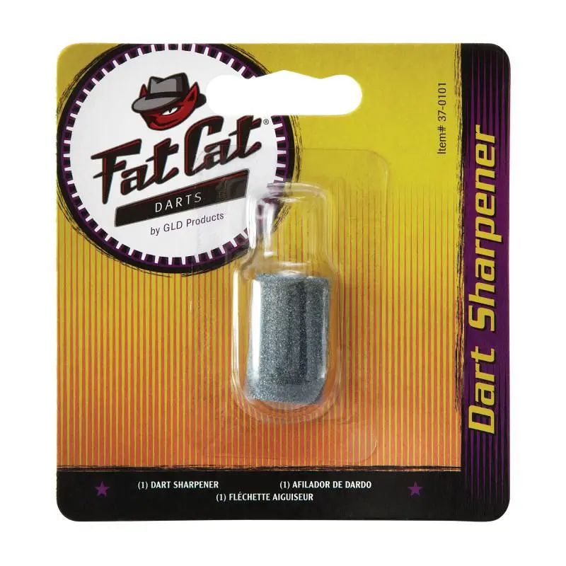 Fat Cat Steel Tip Dart Point Shaper Tool - Sharpening Support, Burr Prevention
