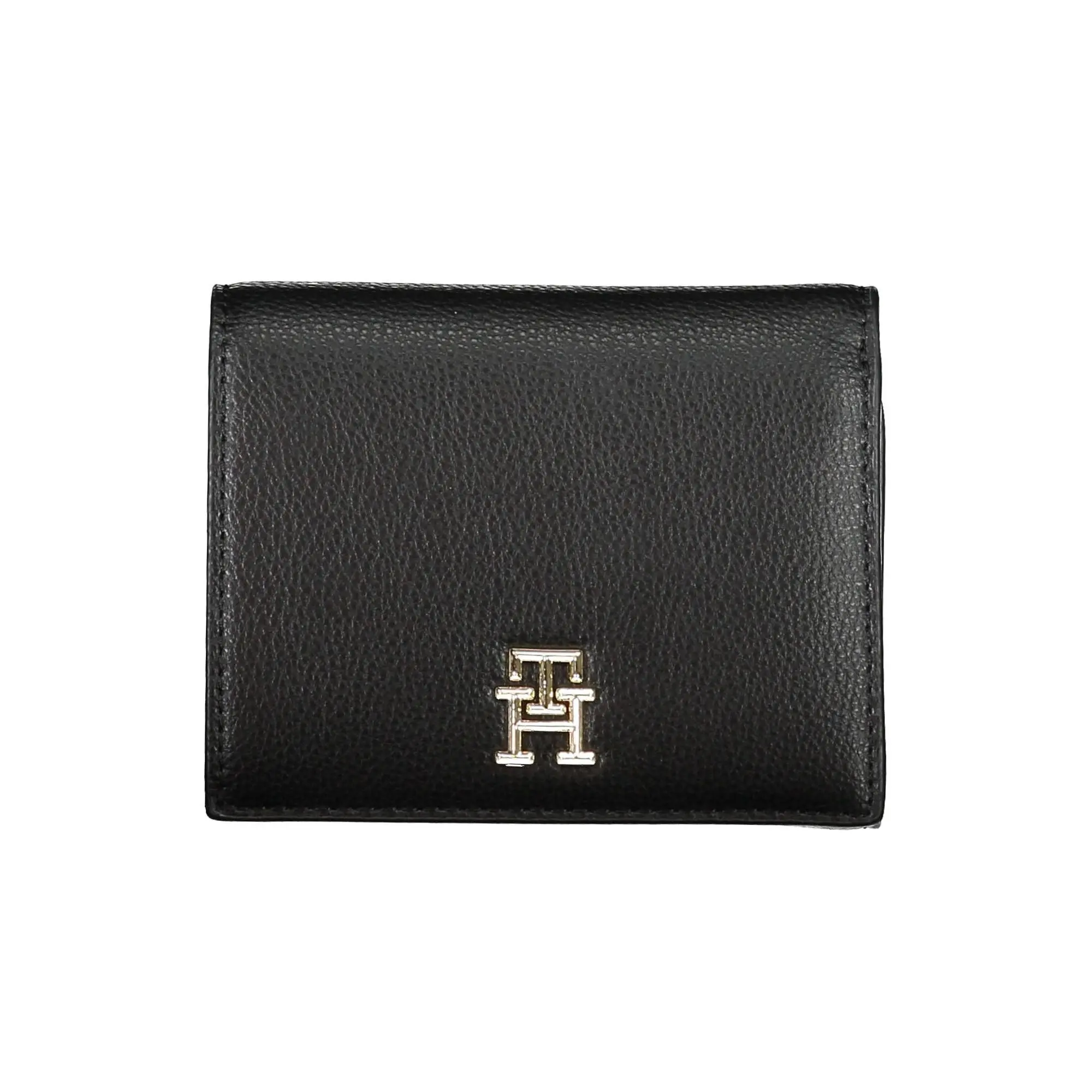 Tommy Hilfiger Black Polyurethane Wallet