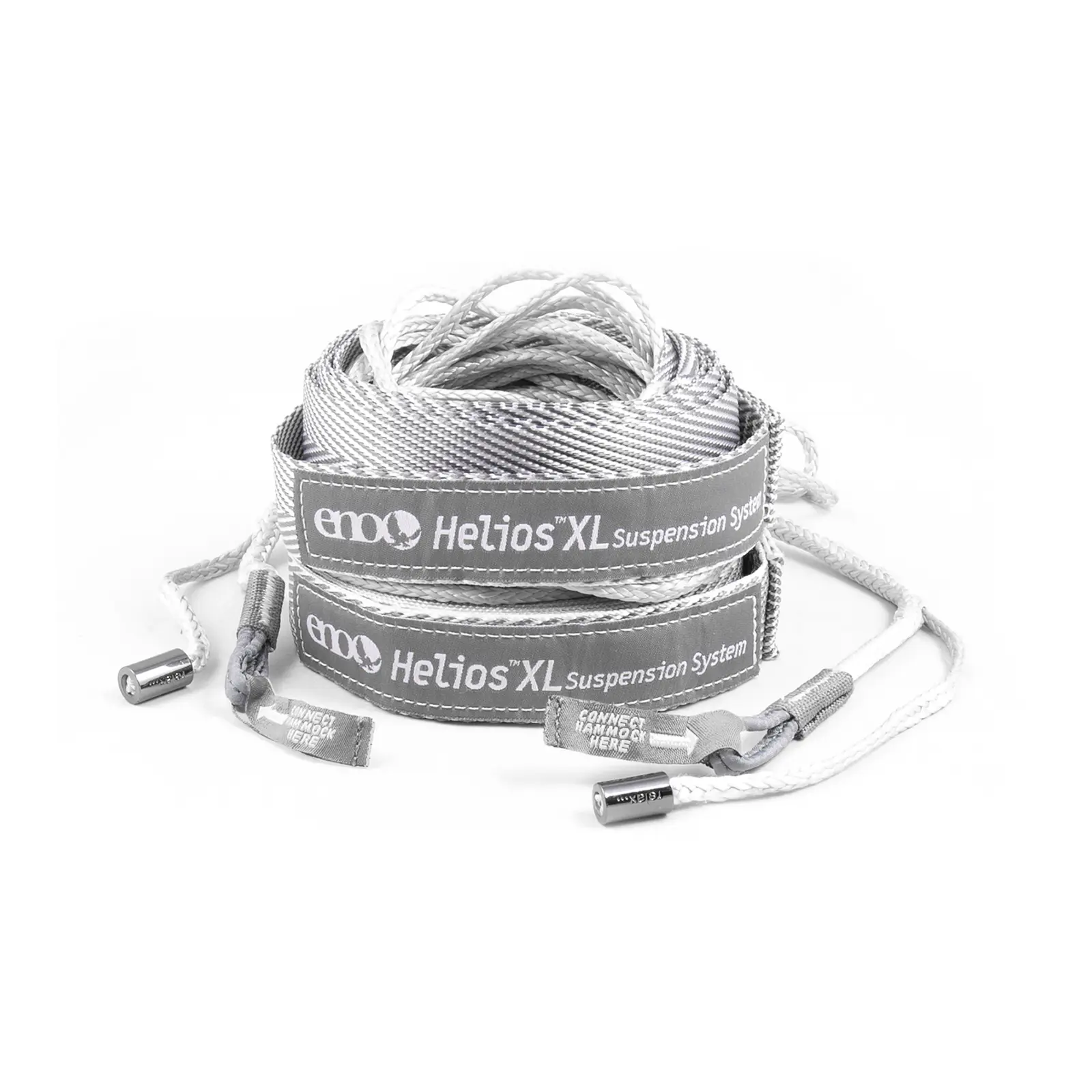 eno Helios XL Ultralight Hammock Straps, Extra Long Silverlite Cord System for Camping Hammocks with Microtune Adjustment, Camping Hammock