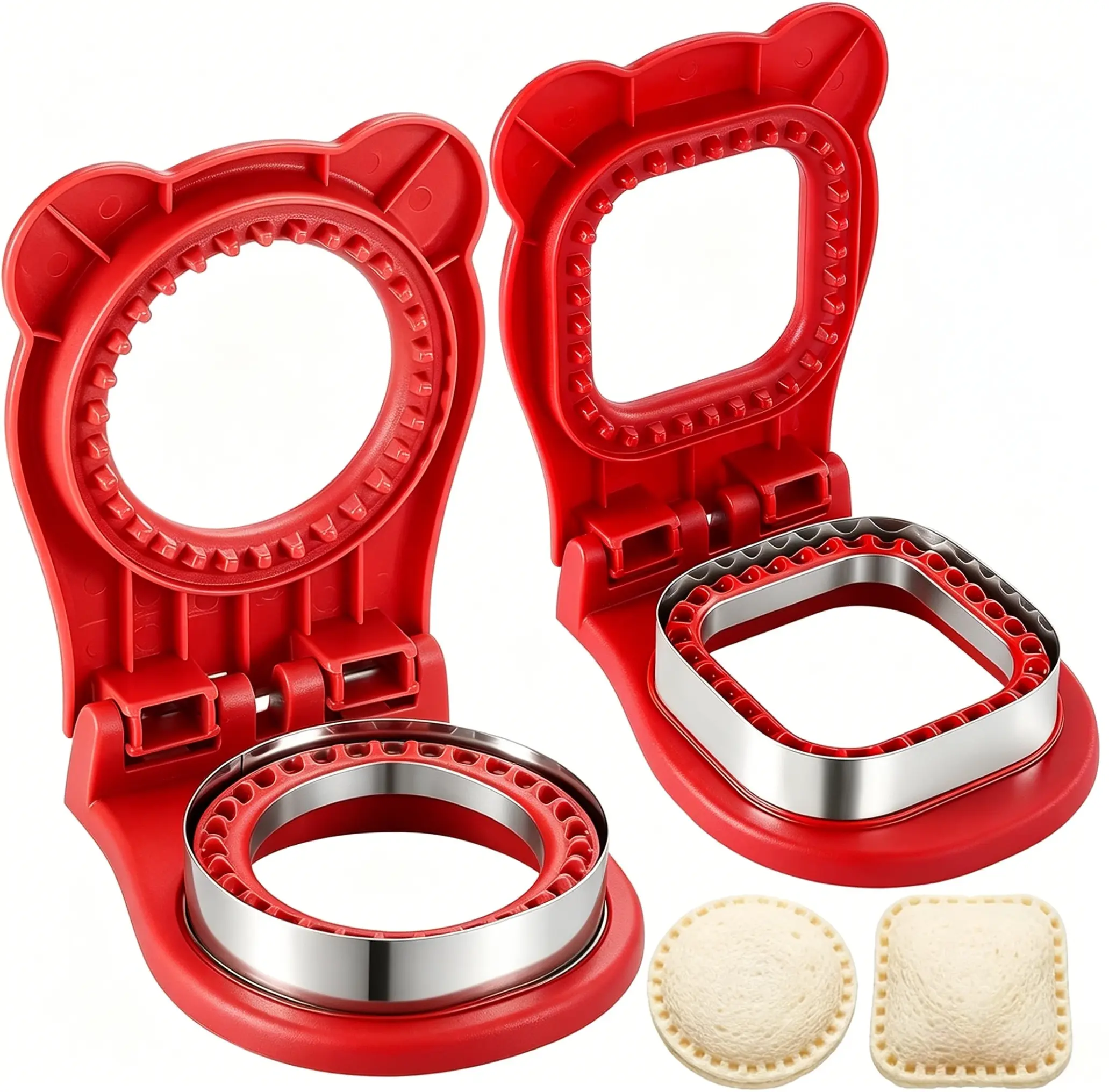 New Sandwich Maker Sealer Cutter, Large Sandwich Cutter and Sealer for Kids Children Boys Girls Lunch Breakfast