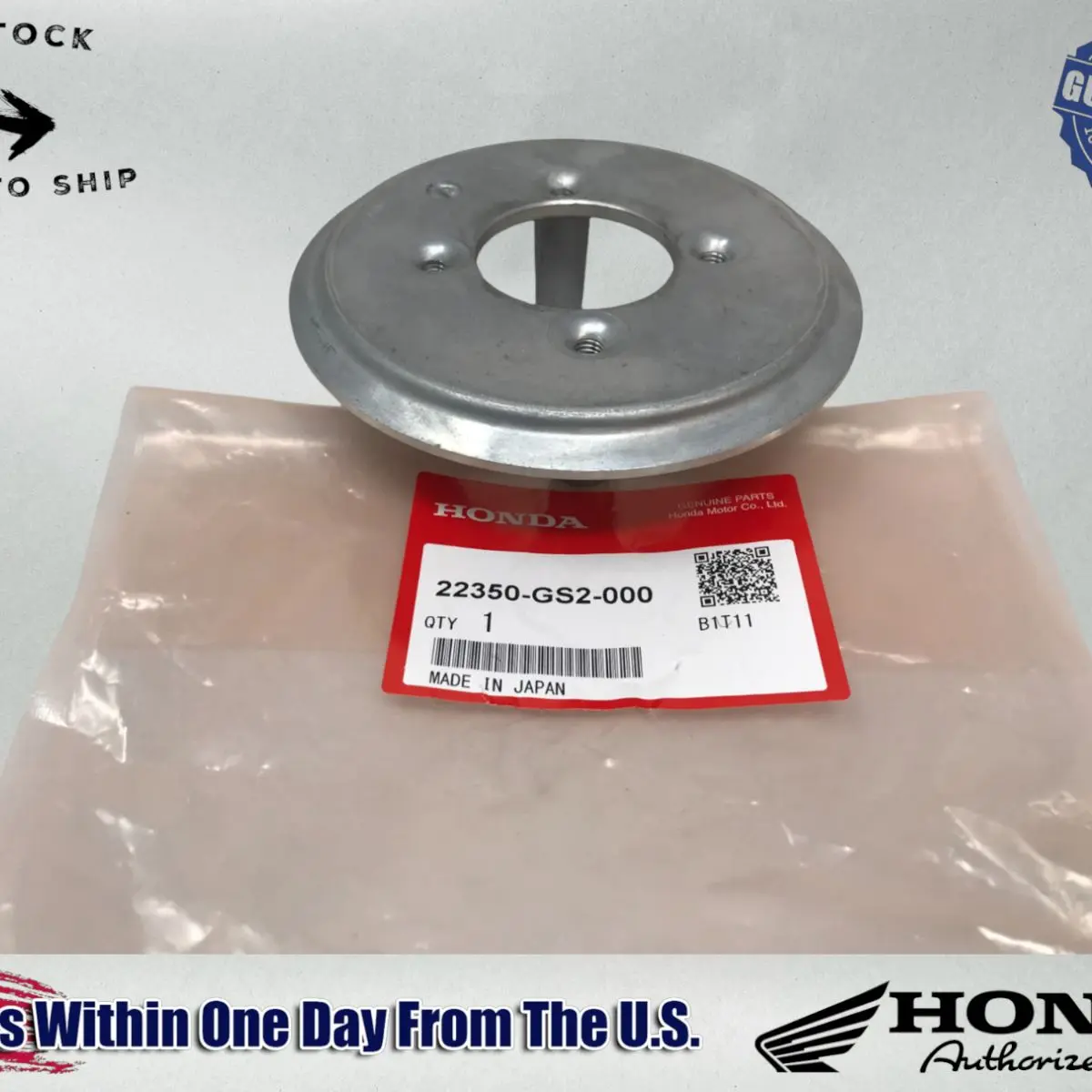 Honda OEM CLUTCH PRESSURE PLATE 87-02 CR80R 03-06 CR85R 22350-GS2-000