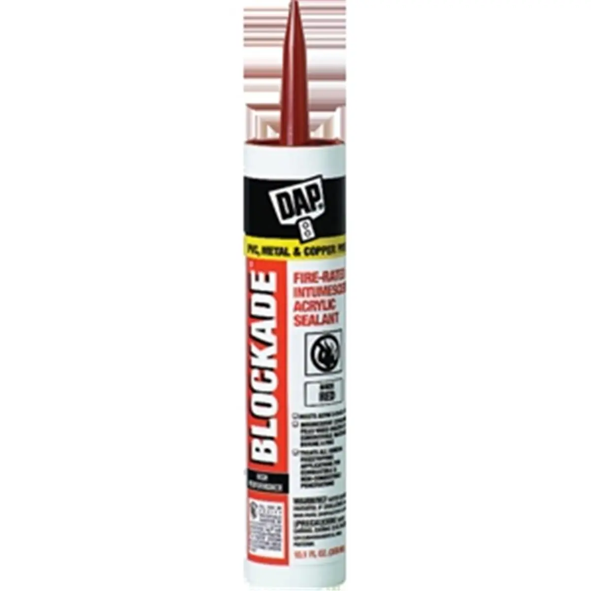 Dap 18858 10 oz. Blockade Intumescent Sealant - Red