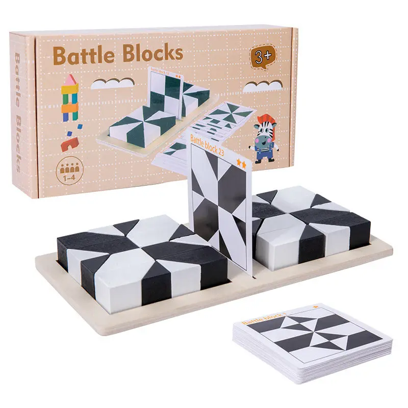 32 Blocks 3D Hiding Blocks Puzzle Block Puzzle Wood Block Puzzle Patten Blocks Montessori Toys Match Game Desktop Toys