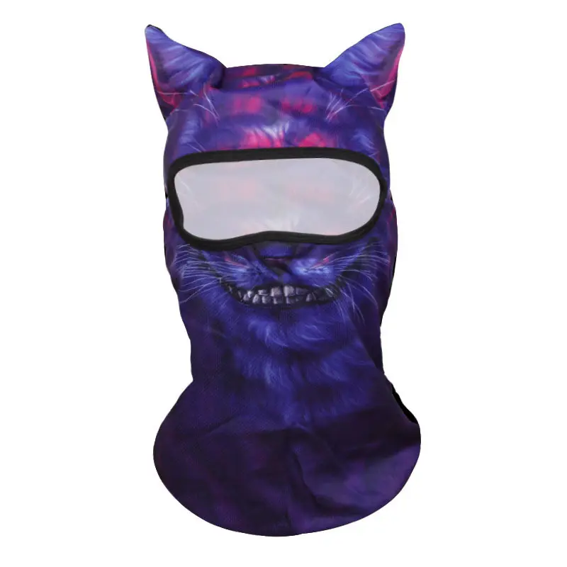 3D Cat Ski Balaclava Sheisty Face Mask with Ears for Music Festivals Raves Ski Halloween Party Outdoor Activities Skiing Ski Masks