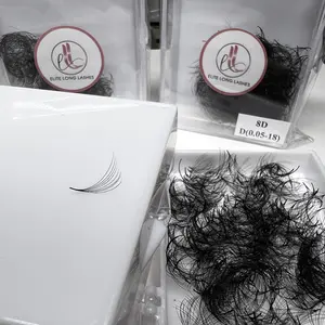 Promade Volume Fans | 500 Fans | C & D Curl | 0.05 | 4D