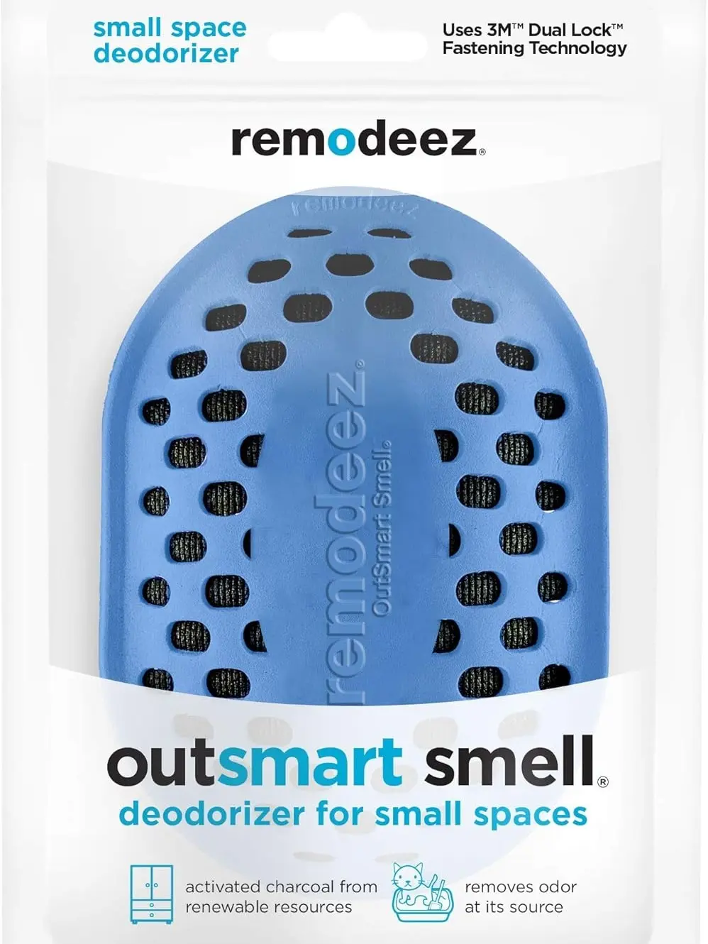 Remodeez Deodorizer and Odor Eliminator, Made From Natural Renewable Coconut Shell Charcoal, Natural Air Fresheners, Moisture & Odor Absorber for Home and Small Spaces