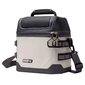 Coleman Pro Soft Cooler - 16-Can - Mushroom [2180606] - Durable & Puncture-Resistant - Antimicrobial Liner - Dry Storage Compartment - 3-Year Warranty