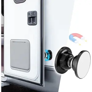 RV  Door Catch with Adhesives Screws - Easy to Install Camper Trailer Door Holder, Sturdy Stopper for RV Accessories, 1 Pack