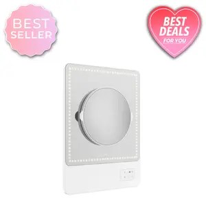 RIKI SKINNY DUO Warm & Cool Color Temperature Lighted Vanity Mirror