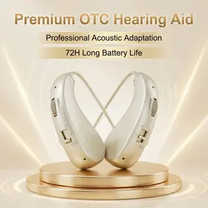 1Pair OTC Hearing Aids for Adults – Discreet In-Ear Hearing Amplification, Rechargeable, No Prescription