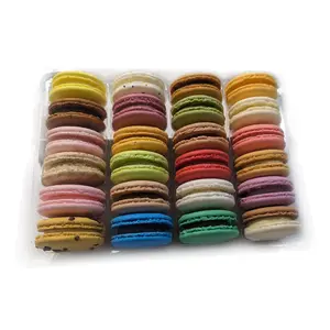 French Macarons Box of 24 Assorted Flavors Snack