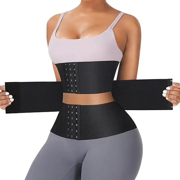 FeelinGirl for Women Seamless Corset Underbust Waist Cincher Sport Girdle Shapewear Womenswear