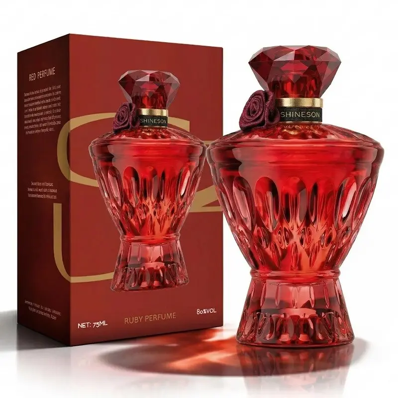 Cherry Vanilla Gourmand Perfume for Women 75ML, Dark Fruity Amber Eau De Parfum, Sweet Gourmand Notes, Long Lasting Rich Scent, Gem Fragrance, Floral Scents, Floral Gourmand Fragrance