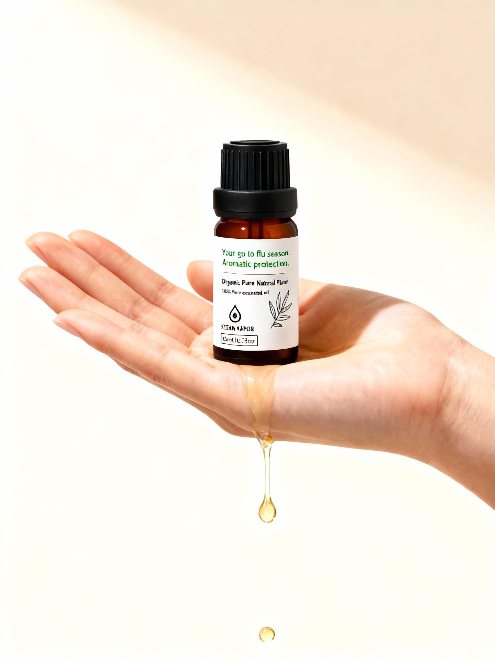 100% Pure Natural Essential Oil for Diffusers Humidifiers Stones Massage Inhalation Bathing & Foot Soaks with Immune Boosting Properties 10ml 6 Bottles