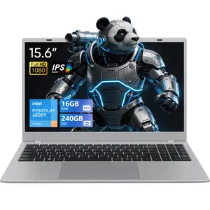 15.6" FHD Laptop 16GB RAM 240GB SSD Intel Pentium Gold 6500Y WiFi 5 BT5.0 Type-C Fast Charging Thin Portable Notebook for Home Office, Online Classes & Daily Use summervibes