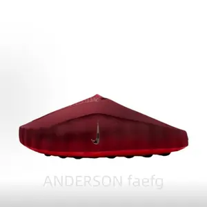 Deep Red Soft, Flexible, and Breathable Slip-On Slippers with Foot Massage Design: Stylish Slippers That Prevent Fatigue from Prolonged Standing