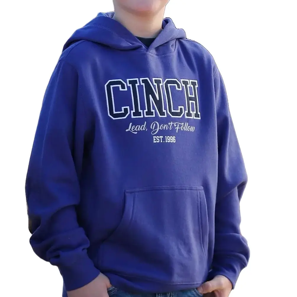 Cinch Men's Logo Lead Don't Follow Graphic Hoodie MWK1206030