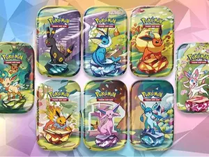 Pokemon Prismatic Evolutions Mini Tin (1) - Shipped Sealed, Includes 1 Tin