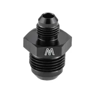Alloyworks 10AN To 6AN Male Flare Reducer Union BLACK