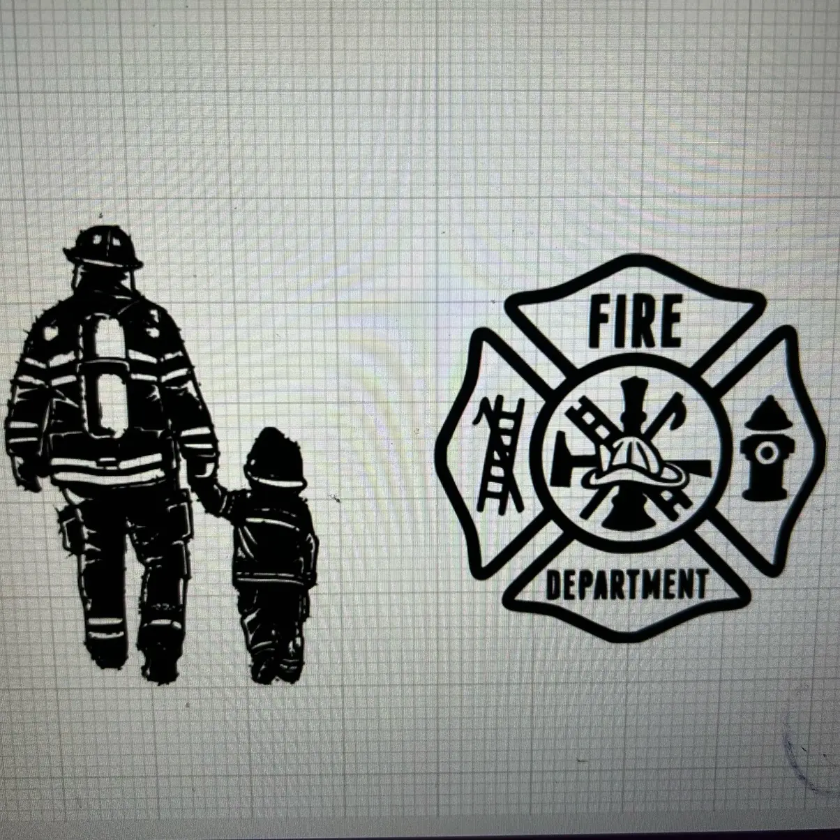 Firefighters stickers vinyl Firefighters stickers vinyl
