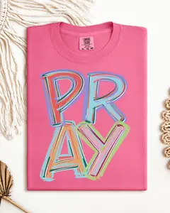 Stacked Pray Graphic Tee