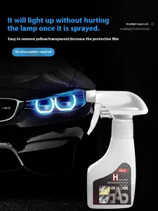 Headlight Restoration Kit - Car Headlight Polish & UV Coating Set