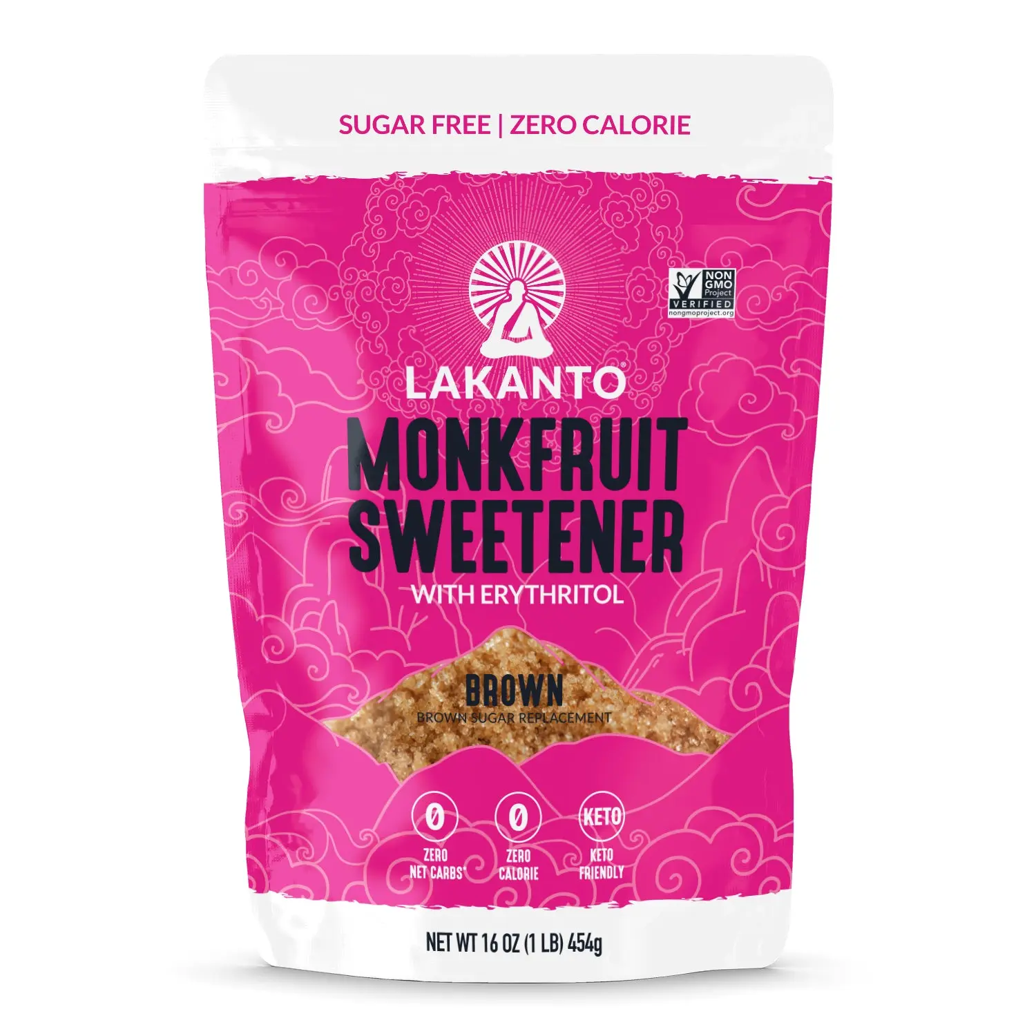 Lakanto Brown Monkfruit and Erythritol Sweetener - Brown Sugar Replacement
