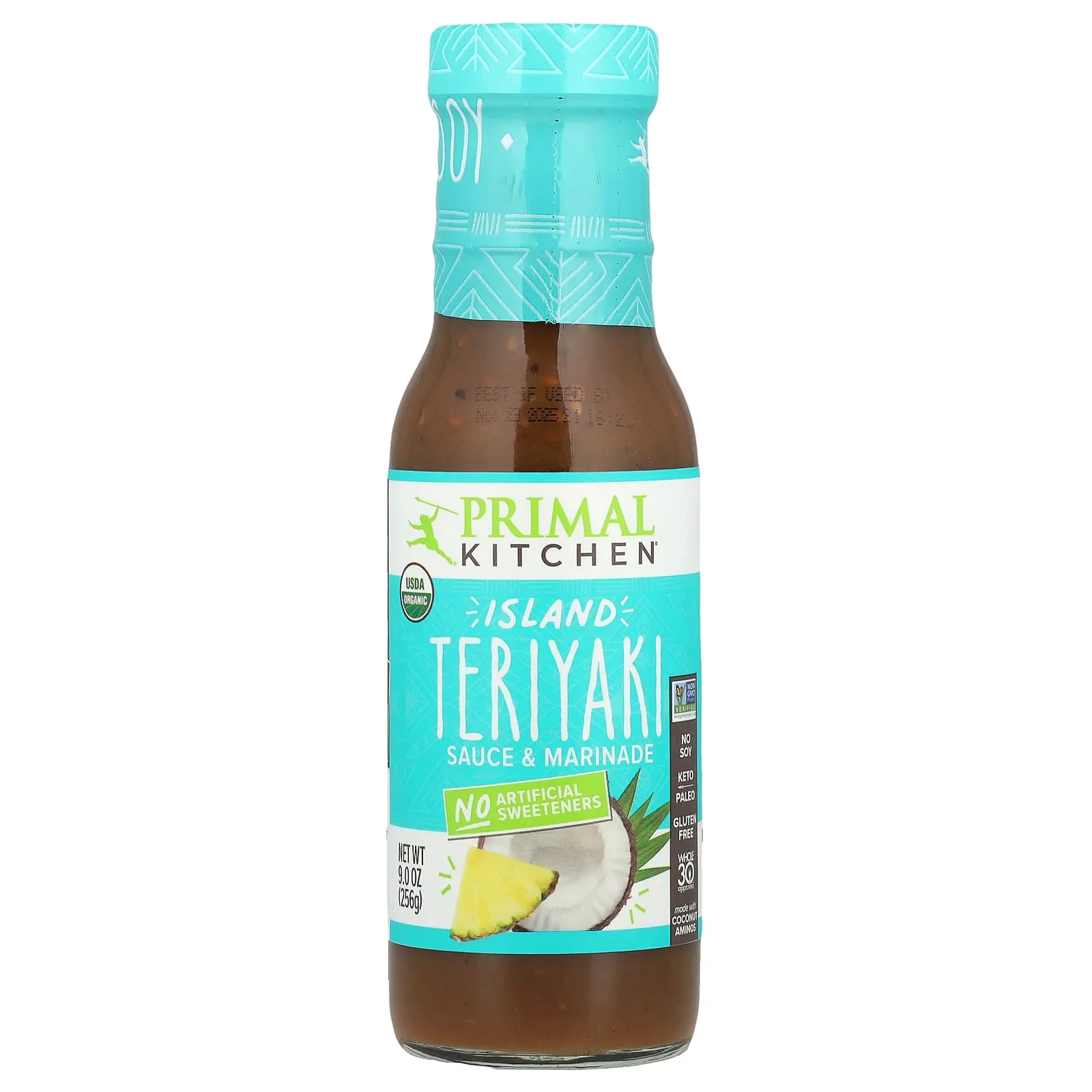 Primal Kitchen Sauce & Marinade, Island Teriyaki, 9 oz (256 g)
