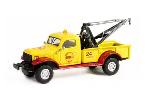 1949 Dodge Power Wagon Wrecker (Shell Oil Special Edition Series 2) Diecast 1:64 Scale Model - Greenlight 41155A