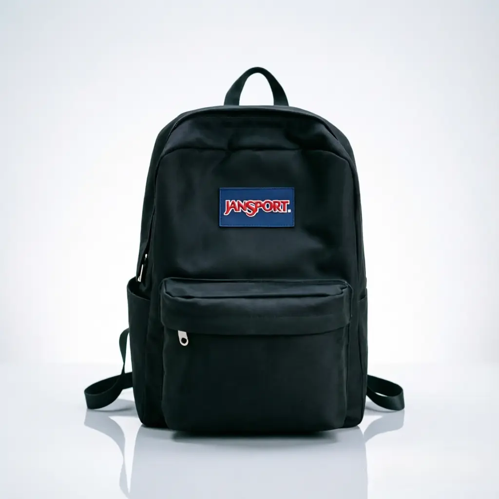 JanSport SuperBreak 1 Backpack - Water Resistant, Durable, Lightweight Functional School Backpacks for School with 1 Main Compartment, Front Utility Pocket with Built-in Organizer, Black