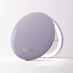 Fancii Compact Makeup Mirror with LED Light, Rechargeable, 10x /1x Magnification, for Handbags and Purse (Mini Taylor)