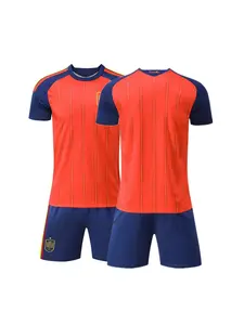 Men's Football Jersey Set, Champion League Spain Lamine Yamal 19 Fan Shirt, Short Sleeve Top and Shorts, Casual Sports Wear