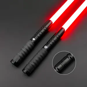 Dueling upgraded lightsaber S4/pixel version, 12 RGB colors, 4/16 cinematic sound effects, motion control, high-grade metal hilt, interchangeable blade, lightsaber suitable for adults and children.