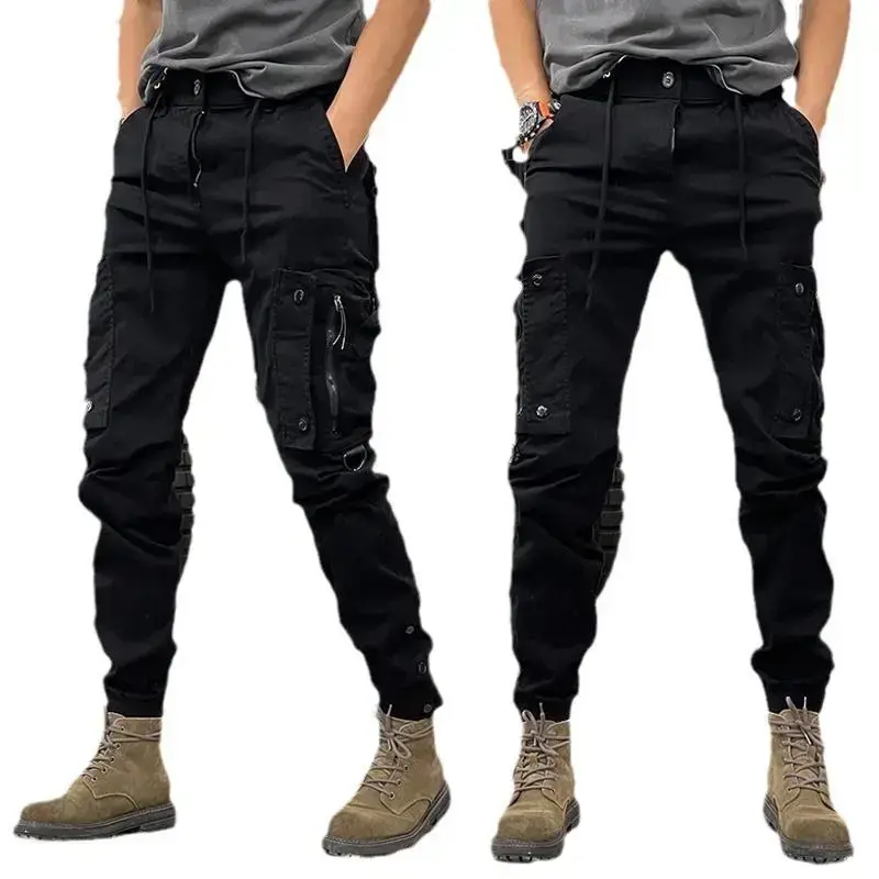 Spring And Autumn Work Pants Multi-Pocket Large Men raight Functional Outdoor Tactical Leisure Men's Foot Trousers Fabric Menswear Can be used with raincoat Spring And Autumn Work Pants Multi-Pocket Large Men raight Functional Outdoor Tactical Leisure Men's Foot Trousers Fabric Menswear Can be used with raincoat