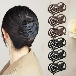 6 Pack Alligator Hair Clips for Women Thick Hair, Matte Finish Hair Styling Accessories for Women