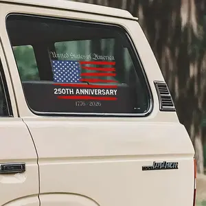 Anniversary Car Sticker, Celebrate Your Milestone, Perfect Gift for Friends & Family, Durable Design, Easy Application