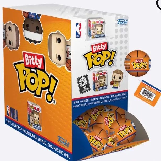 New Funko NBA Mystery Bitty Pop! Collectible Single Vinyl Figure for People - 1 Figure per Pack, 0.9 in Tall, Acrylic Construction, Acrylic Base, Detachable Bottom Lids, Mystery Packaging, Single Figure