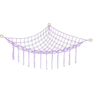 Soft Mesh Hammock, Plush Toy Storage Net, Wall-Mounted Organizer for Stuffed Animals, Durable Fabric, Easy Installation, Bedroom Decor