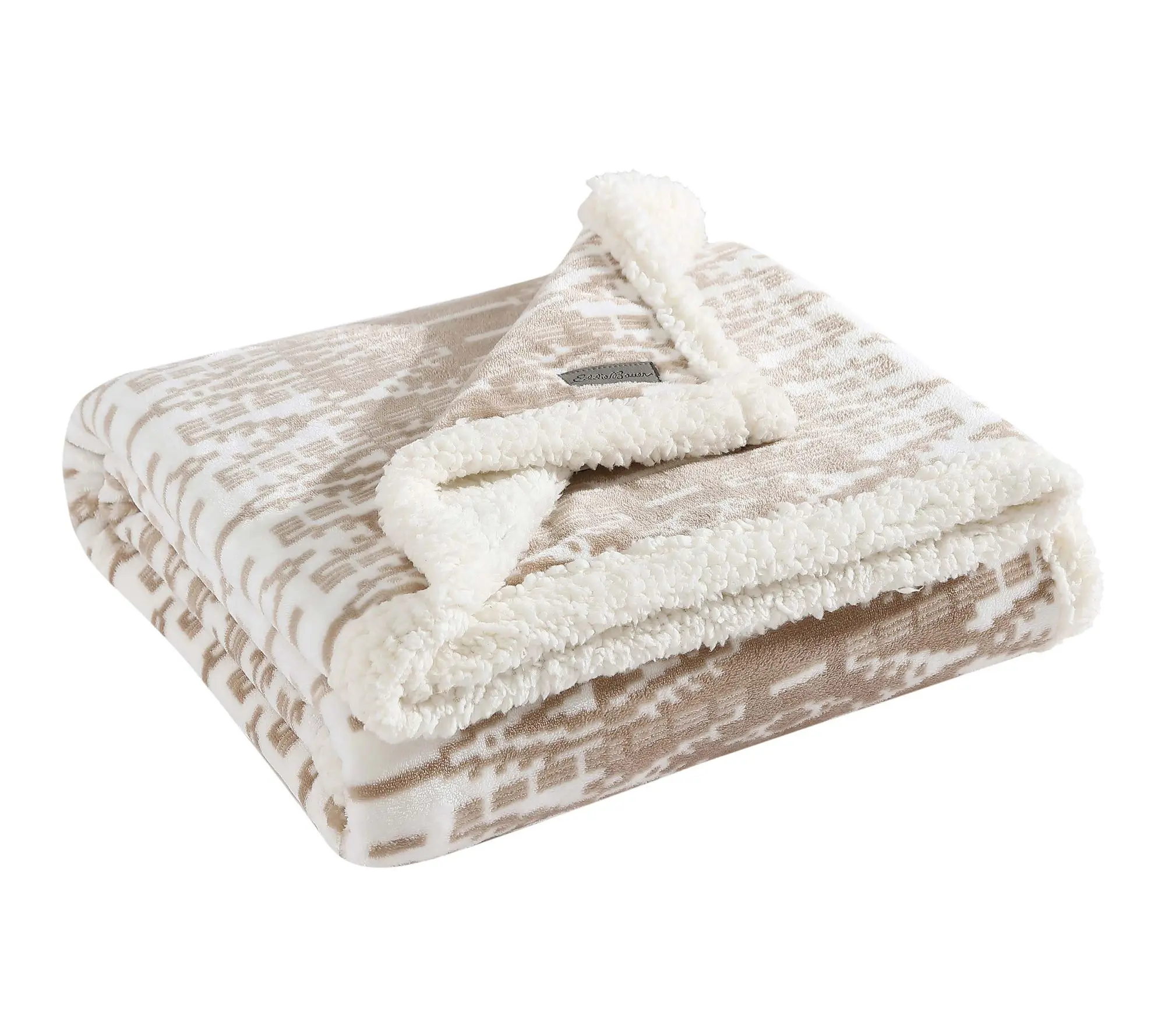 Eddie Bauer San Juan Oyster Knit 50"X60" Throw