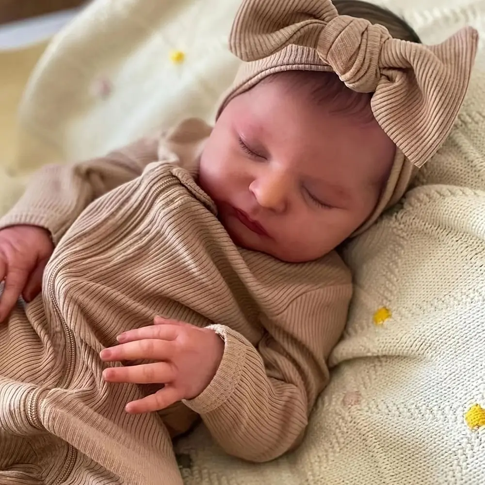 49cm Reborn Baby Doll,3D-Painted Skin with Visible Veins Realistic,Newborn Gifts